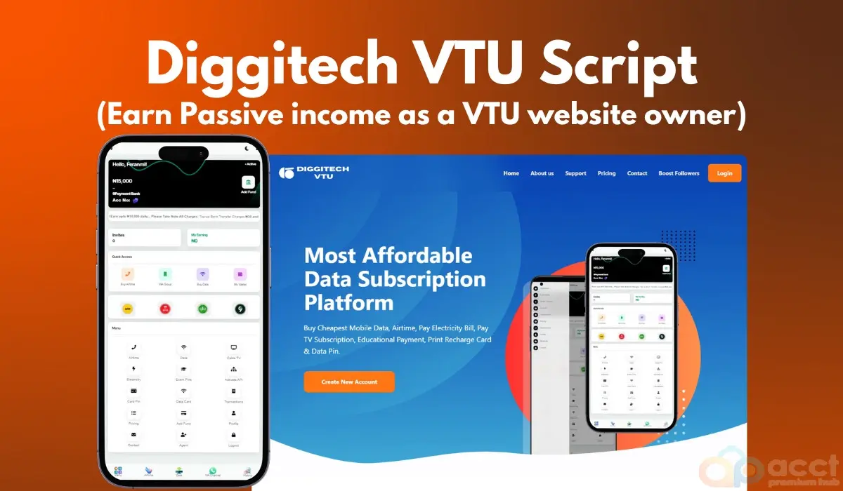 Diggitech VTU Script